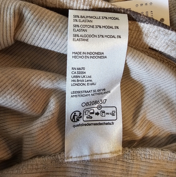 Pilcro Off-The-Shoulder Long-Sleeve Top, XL, Neutral Zebra Print - Picture 15 of 16